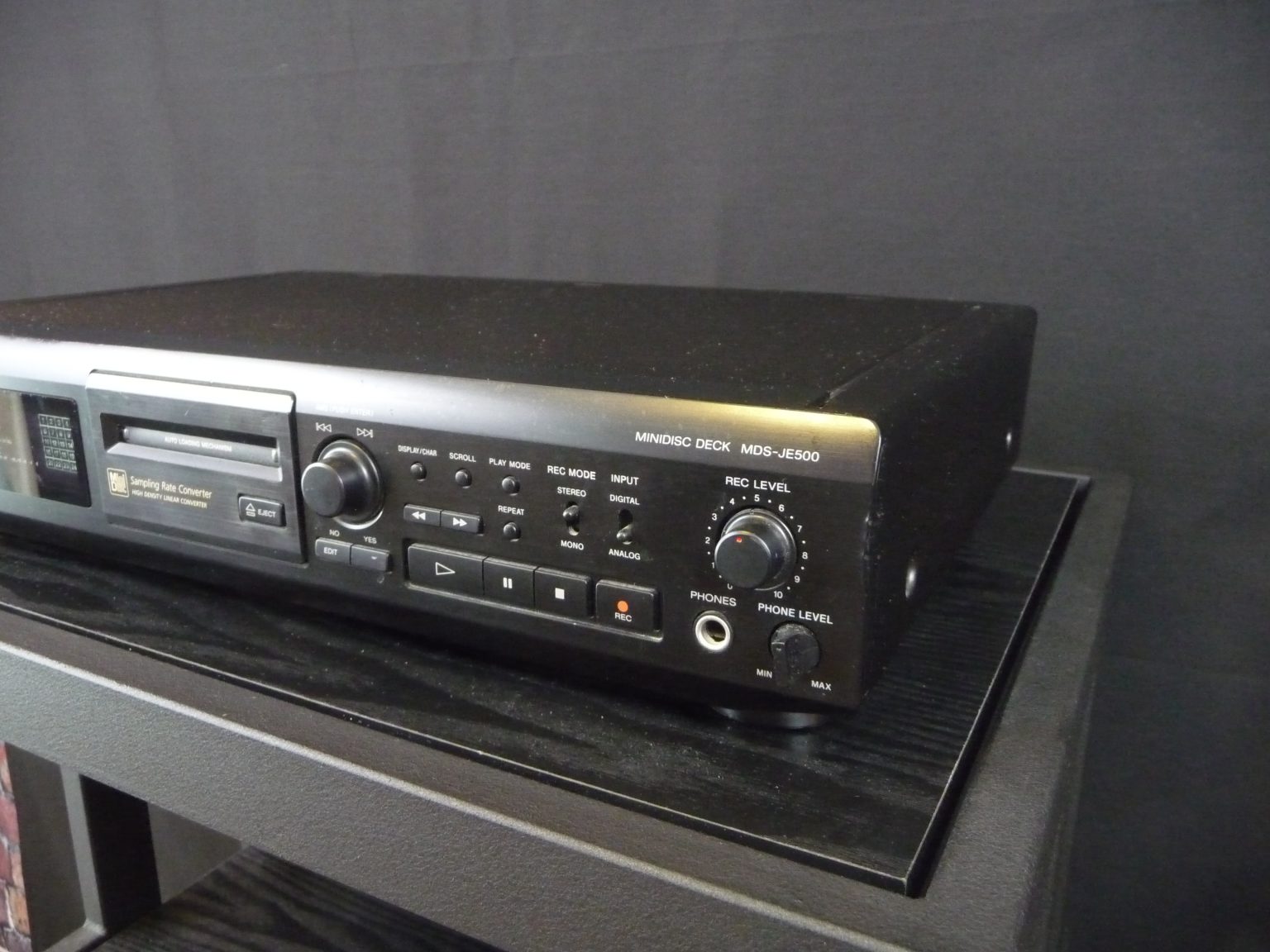 Sony MDSJE 500 Minidisc Deck Traverse Vintage Audio